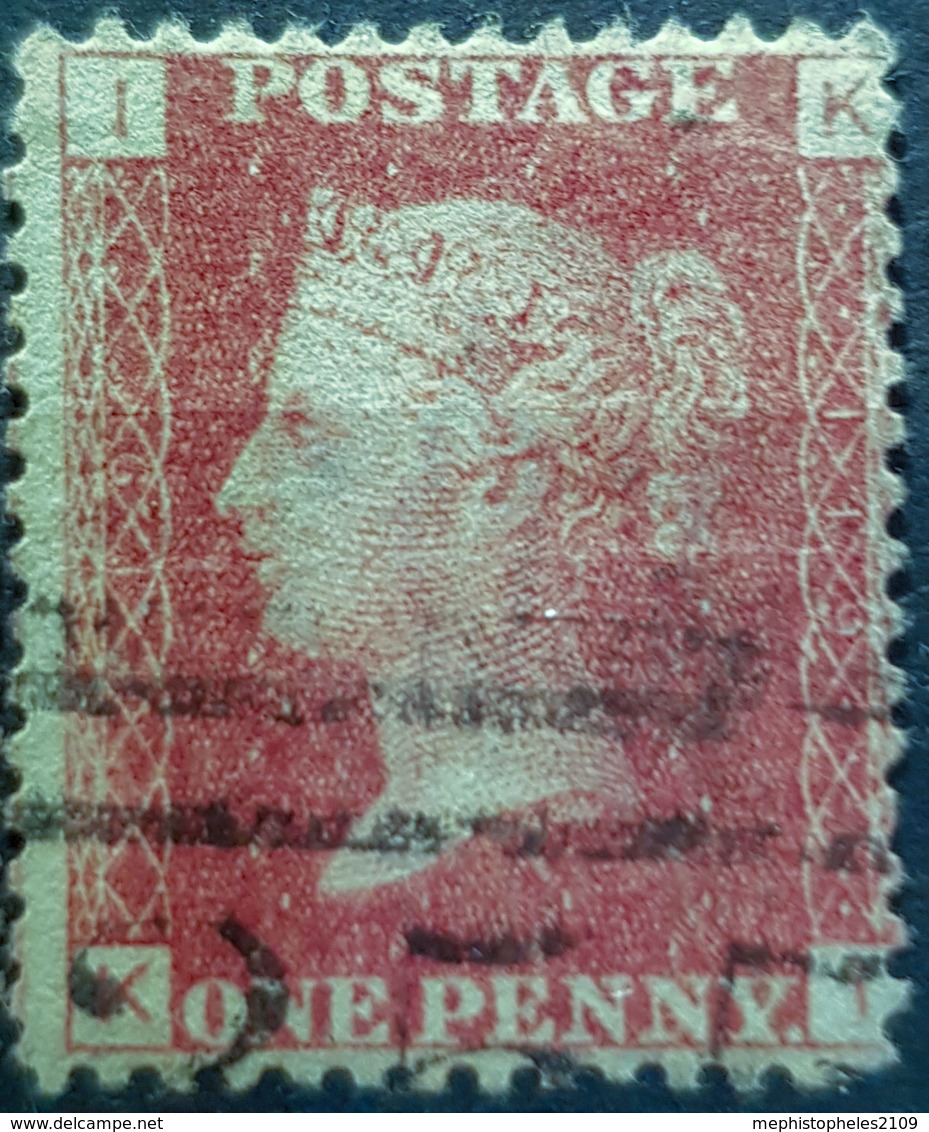 GREAT BRITAIN - Canceled Penny Red - Plate 119 - Sc# 33, SG# 43 - Queen Victoria 1p - Oblitérés