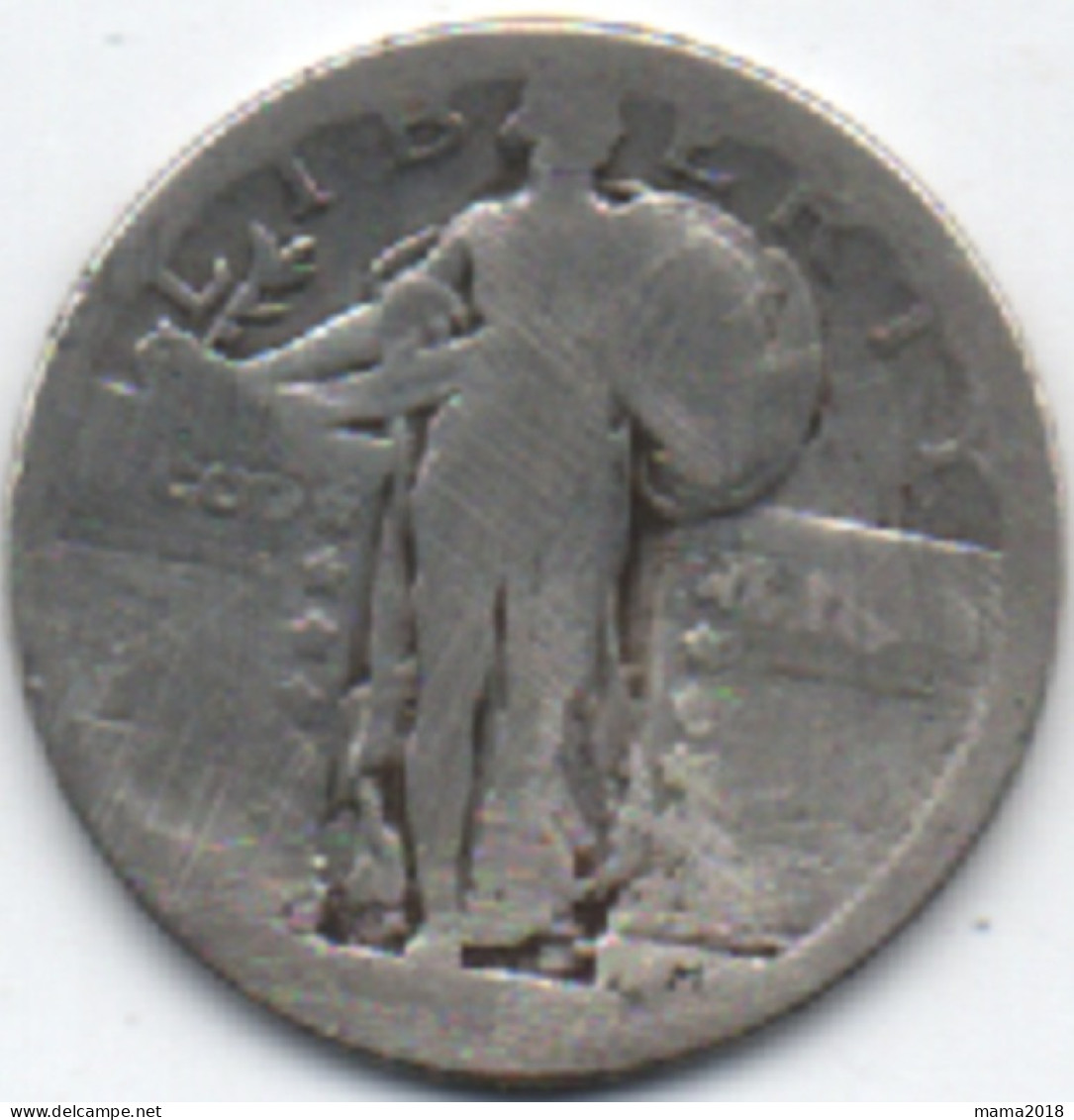 Quarter Dollar Argent   25 Mm - A Identifier