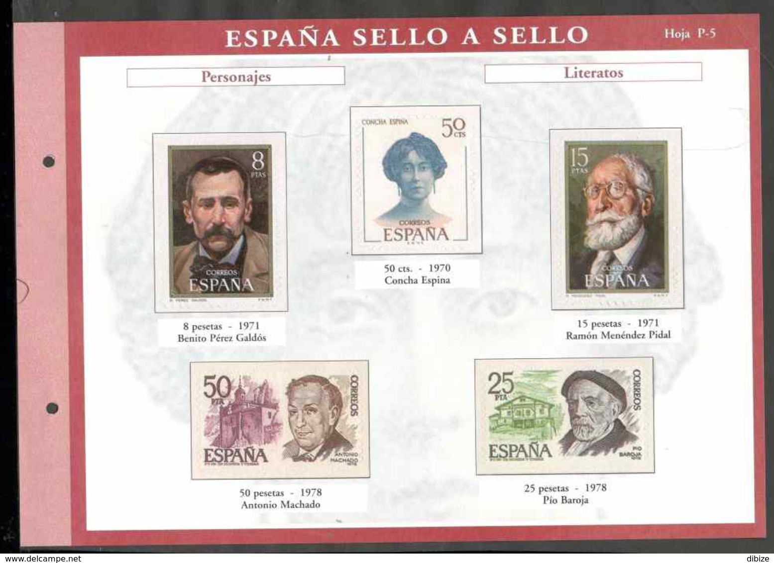 España Sello A Sello. Colección Limitada  Numerada. 18 Entregas El País. N° 3 A 6. 8 A 14. 33 A 35. 48 A 51. Reproducion - Proofs & Reprints