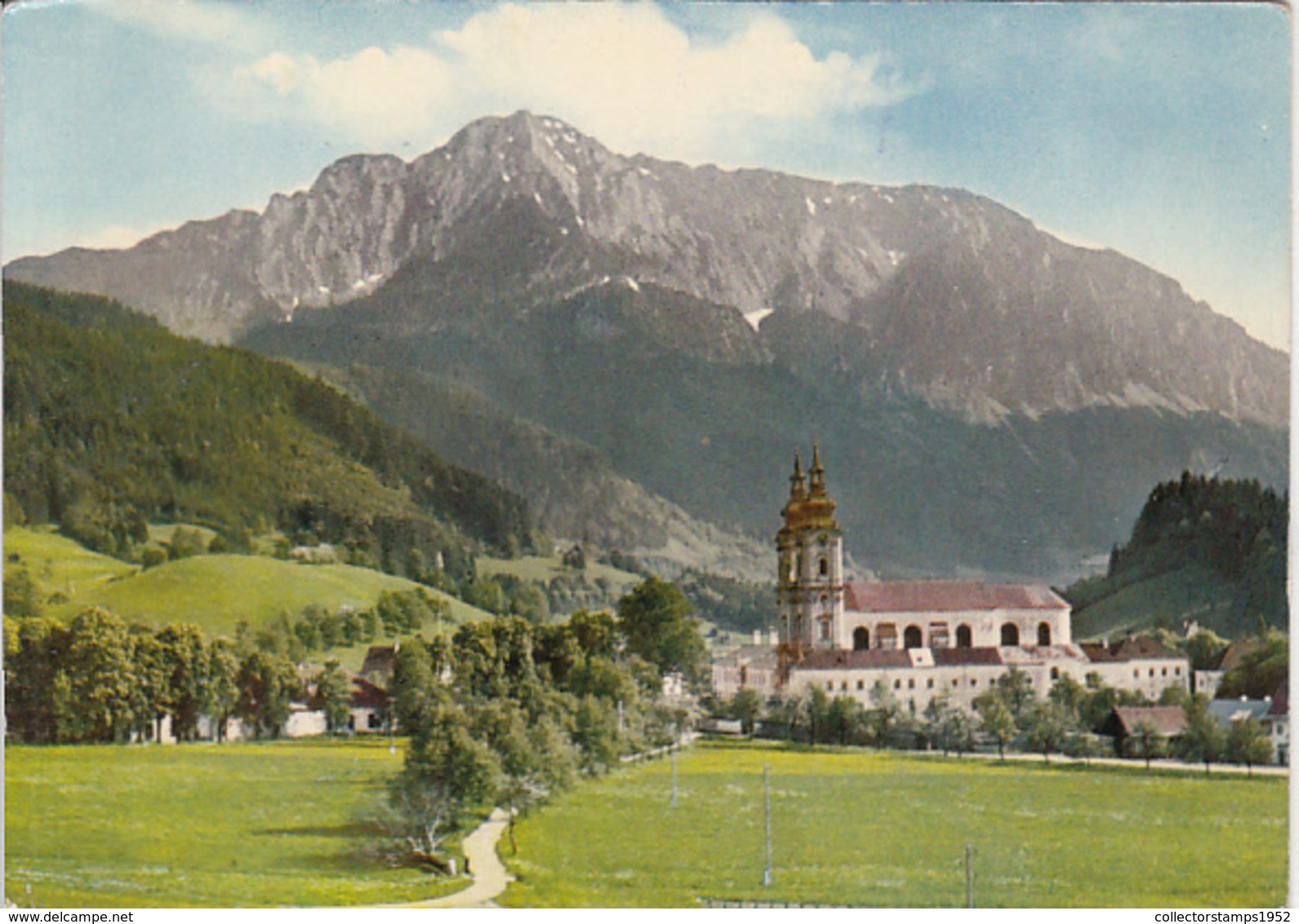 81375- SPITAL AM PYHRN- PARTIAL VIEW, CHURCH, MOUNTAIN - Spital Am Phyrn