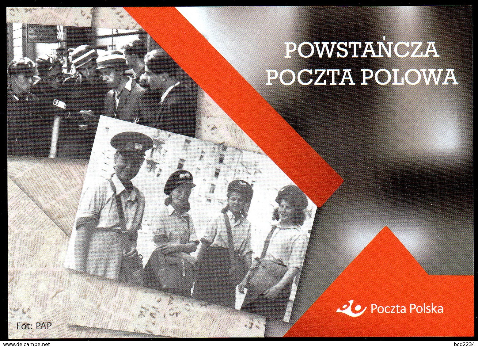 POLAND 2019 WARSAW UPRISING FIELD POST YOUNG PARTISANS WW2 WORLD WAR 2 Home Army AK SCOUTS GIRL GUIDES POSTMEN - Autres & Non Classés