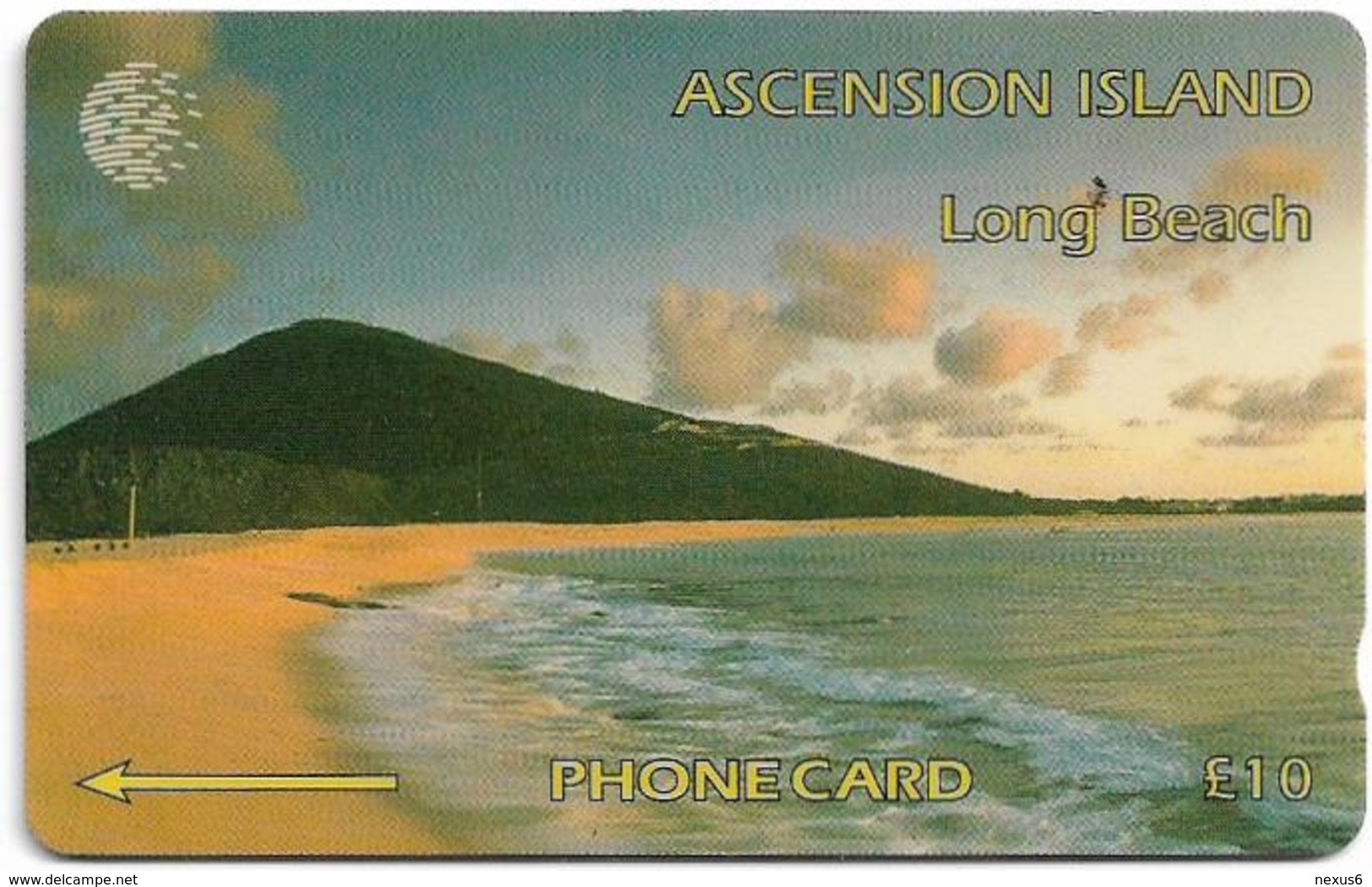 Ascension Isl. - Long Beach, 6CASB, 1994, 5.000ex, Used - Ascension (Insel)