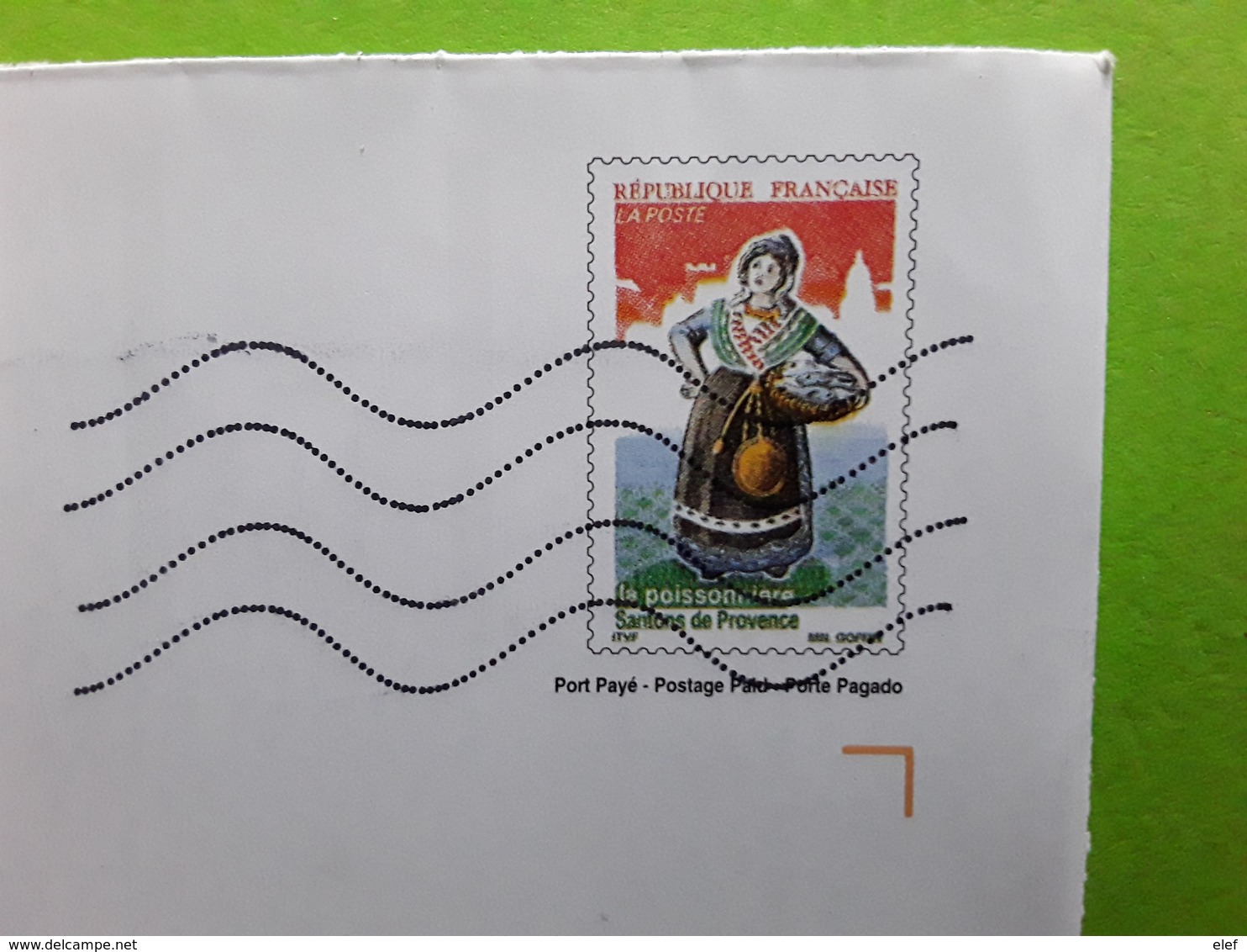 Lettre Entier Postal SANTONS DE PROVENCE , La Poissonniere Obl TB - AK Mit Aufdruck (vor 1995)