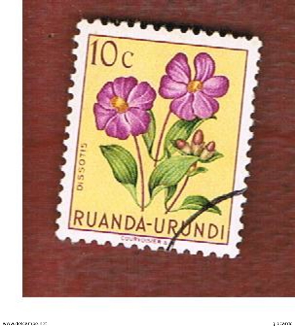 RUANDA-URUNDI  -  SG 175 -   1953  FLOWERS: DISSOTIS   - USED ° - Gebraucht