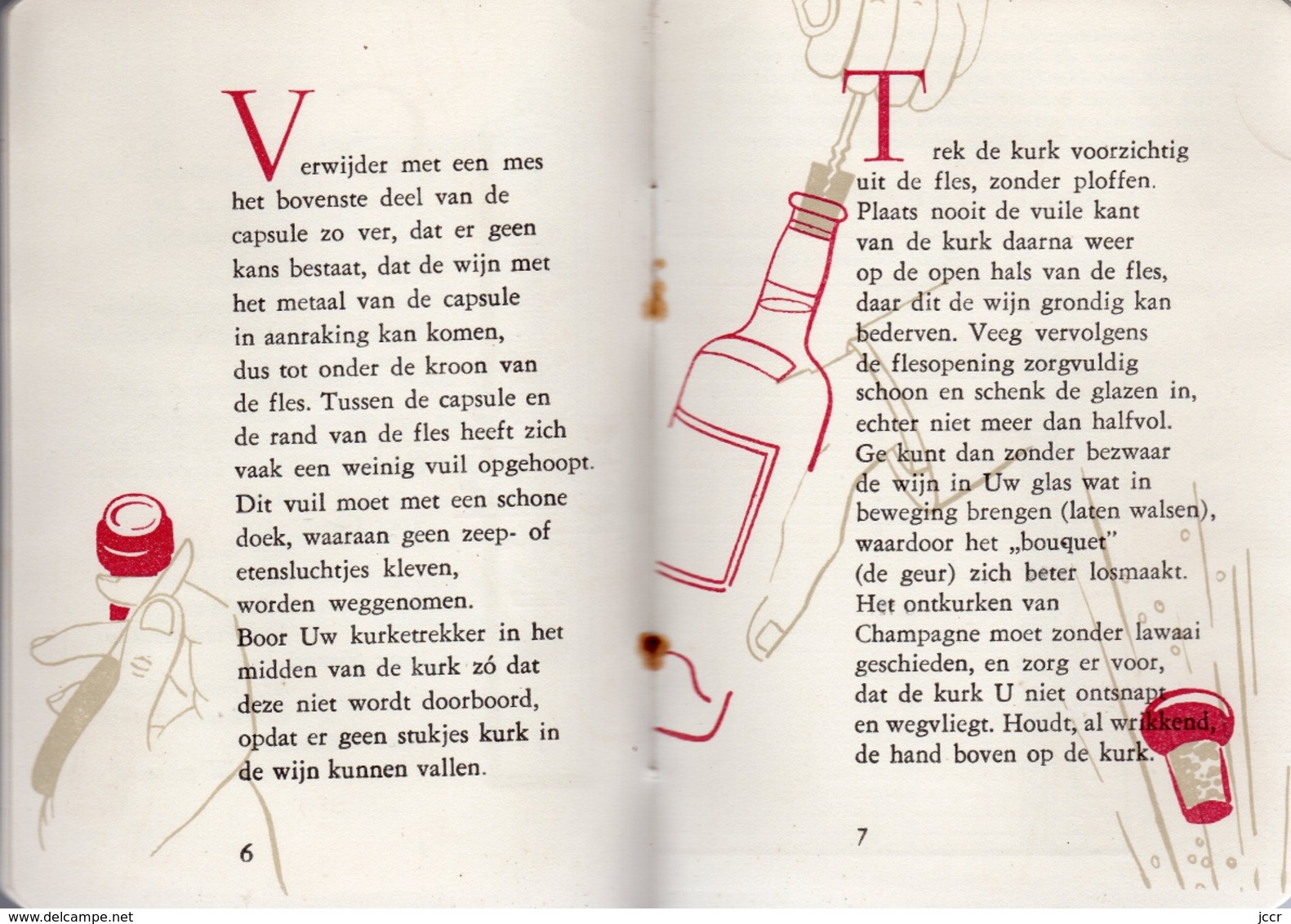 Wenken Voor Liefhebbers Van De Wijn (Astuces Pour Les Amateurs De Vin) - H. C. Wyers C.V. Dordrecht - Vers 1955 - Küche & Wein