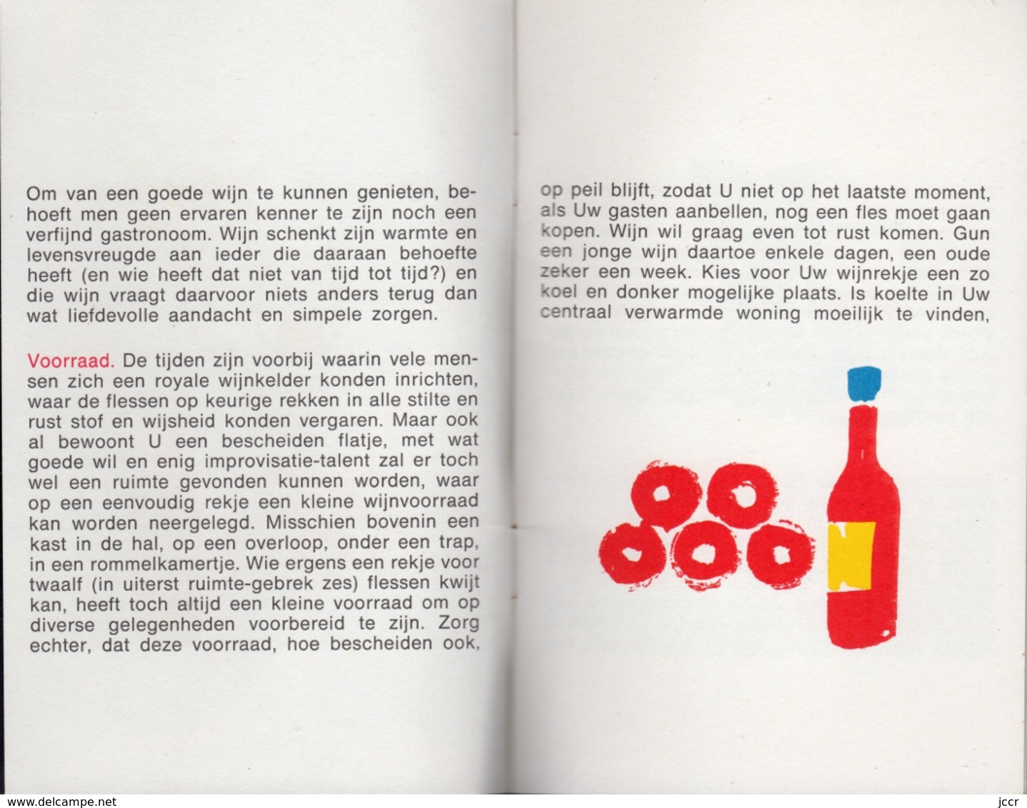 Wijn Wenken (Soupçon De Vin) - Tekst Wina Born Grafische Verzorging Frans Mettes - Vers 1965 - Koken & Wijn