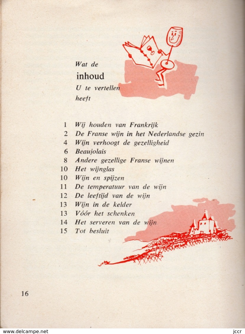 De Franse Wijn inhet Nederlandse Gezin (Le vin français dans la famille néerlandaise) door Martin Paulissen - vers 1960