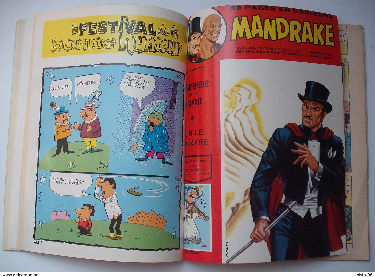 BD - COMICS : ALBUM MANDRAKE . N° 46 . 1973 .