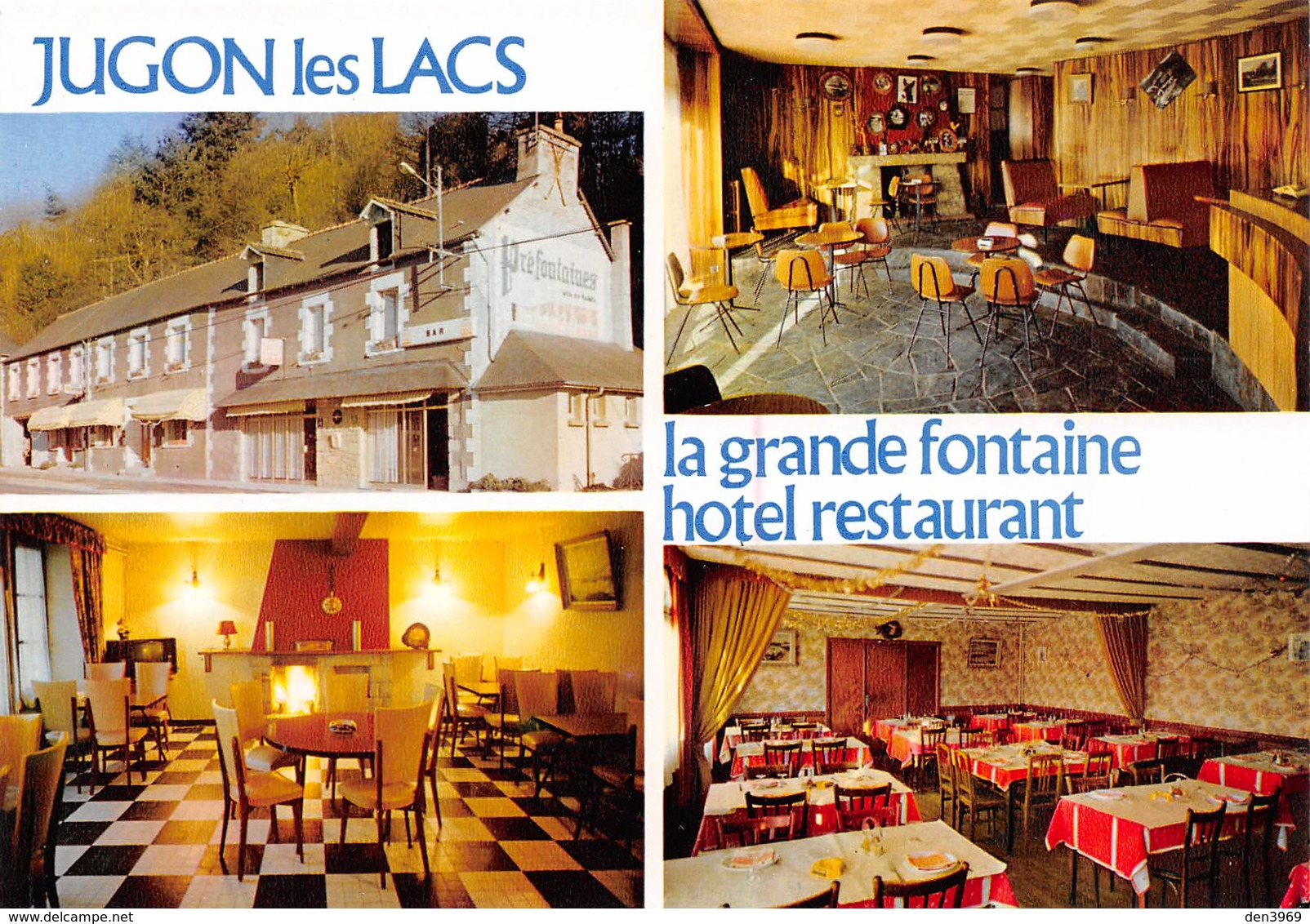 JUGON-les-LACS - Hôtel-Restaurant La Grande Fontaine - Propriétaire Mr Diveu - Jugon-les-Lacs