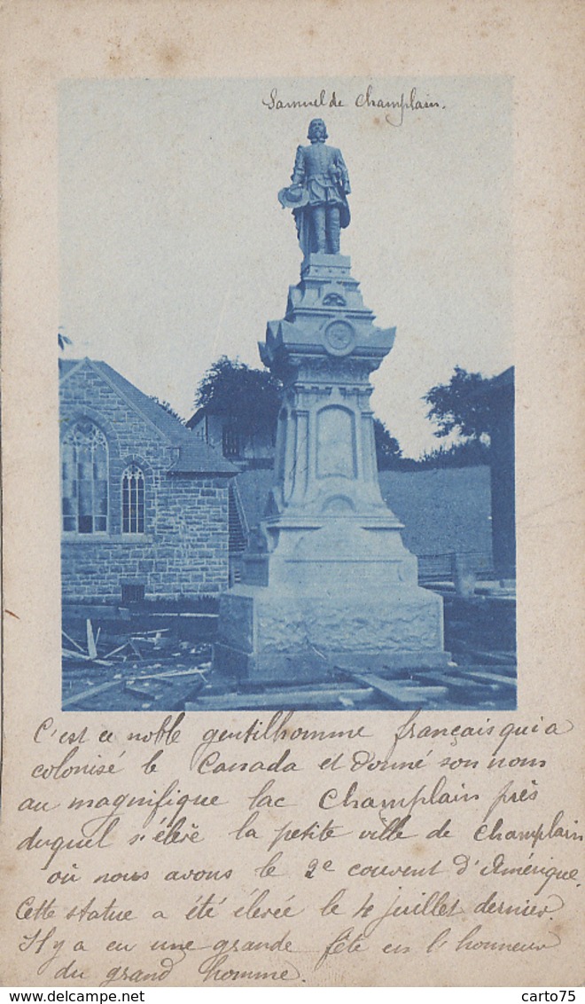 Canada - Champlain Monument à Samuel De Champlain - Couvent - Trois-Rivières