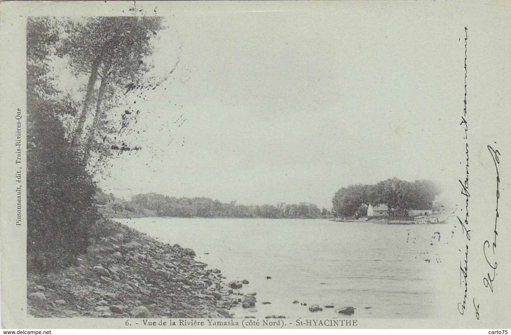 Canada - Saint-Hyacinthe - Vue De La Rivière Yamaska - Postmarked 1904 - St. Hyacinthe