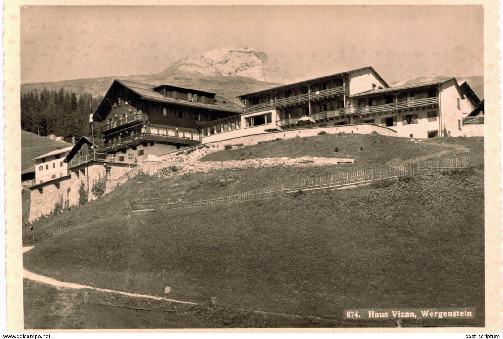 Suisse - Wergenstein Haus Vizan - Casti-Wergenstein