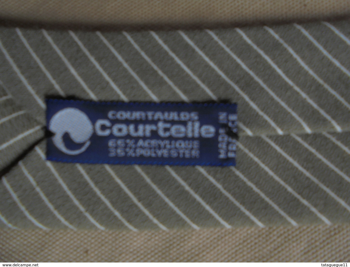Vintage - Cravate Courtaulds Courtelle Made In France - Krawatten