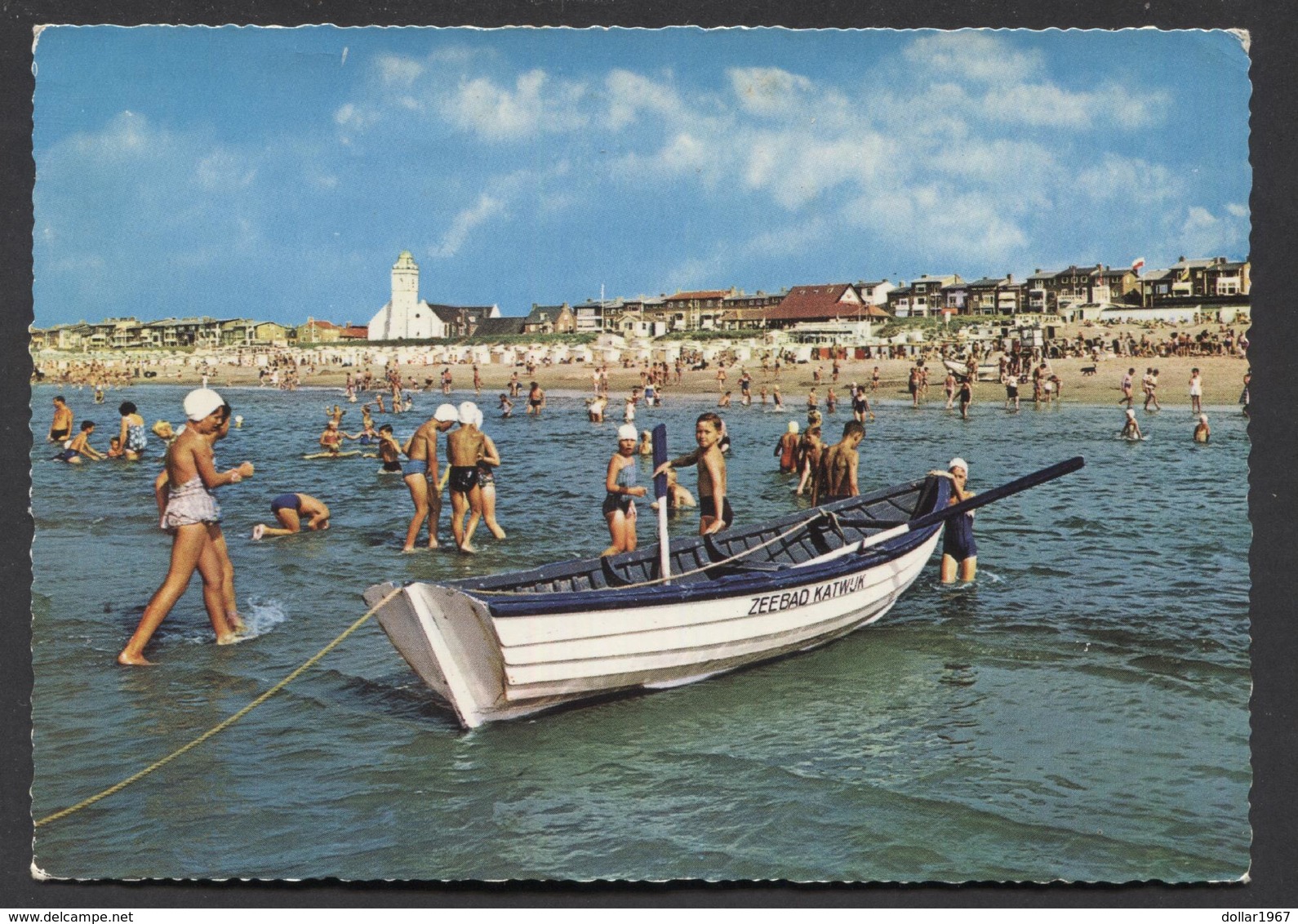 Katwijk Aan Zee - Bootje Zeebad Katwijk. -   Used - See The 2 Scans For Condition.(Originalscan ) - Sonstige & Ohne Zuordnung