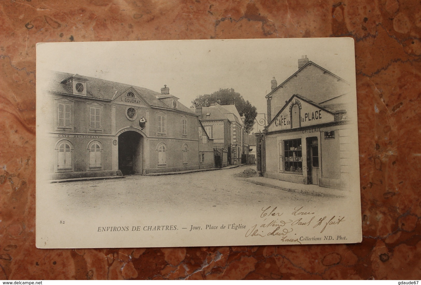 JOUY (28) - ENVIRONS DE CHARTRES - PLACE DE L'EGLISE - Jouy