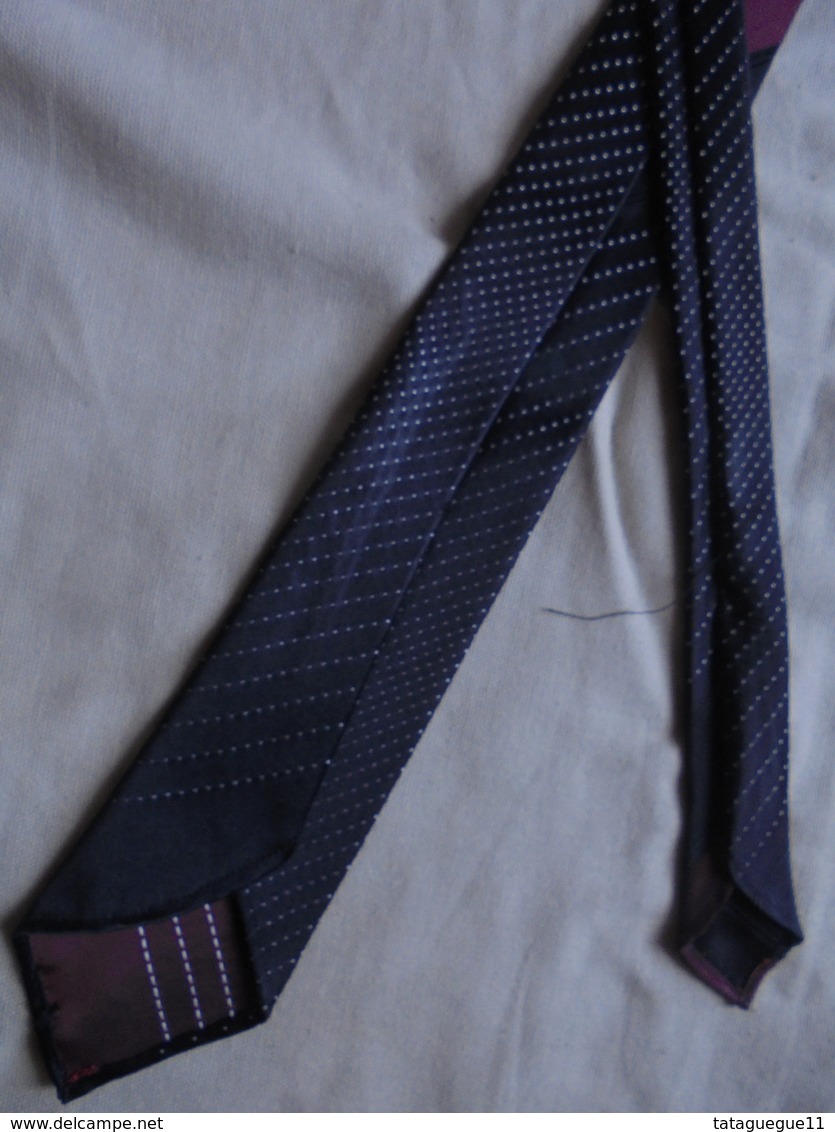 Vintage - Cravate Noire Années 50 - Krawatten