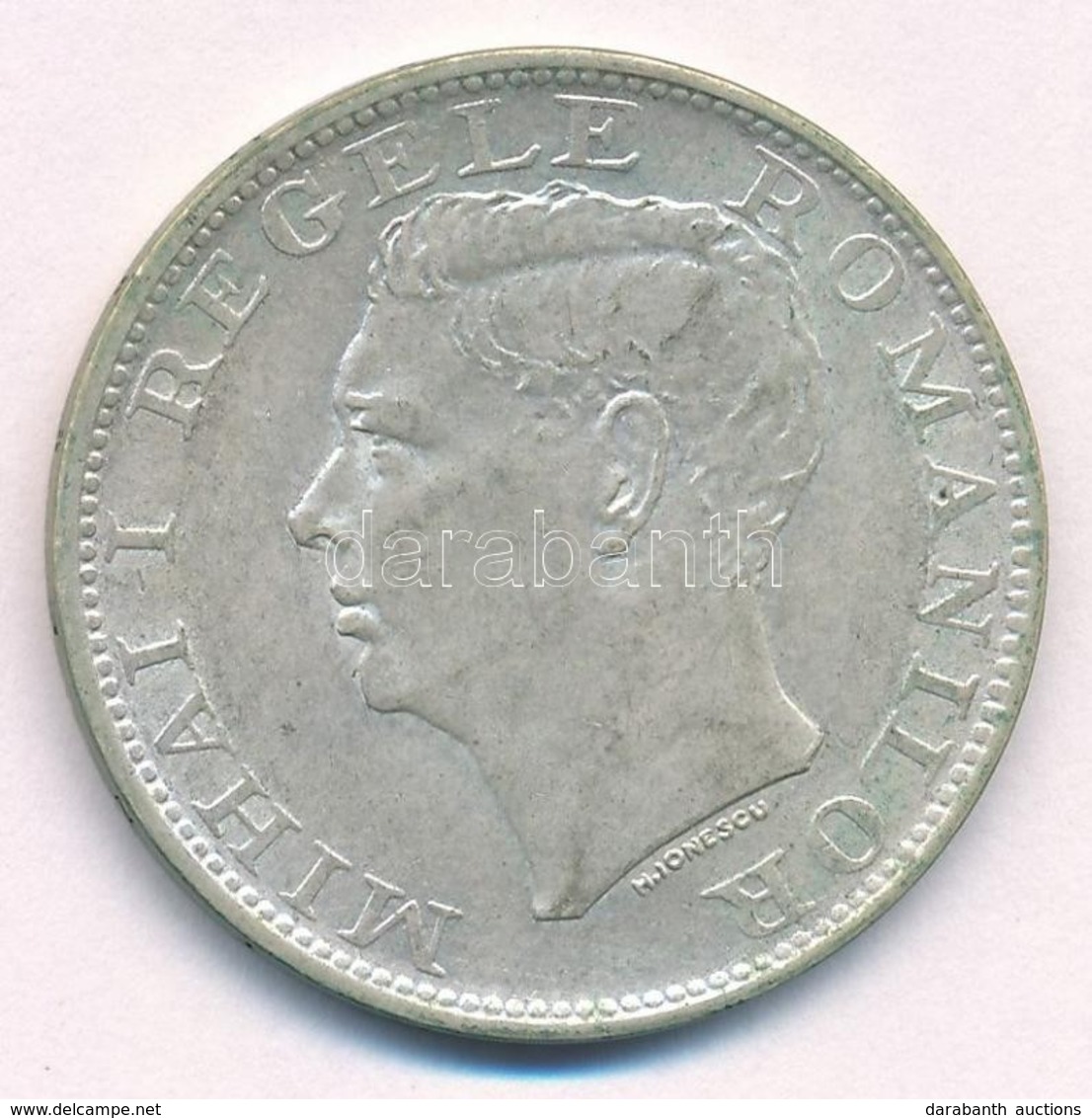 Románia 1944. 500L Ag 'I. Mihály' T:2
Romania 1944. 500 Lei Ag 'Mihai I' C:XF
Krause KM#65 - Zonder Classificatie