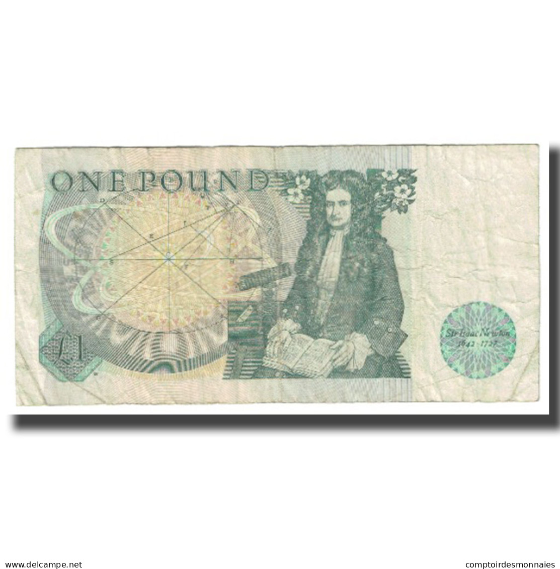 Billet, Grande-Bretagne, 1 Pound, KM:377b, TB - 1 Pound