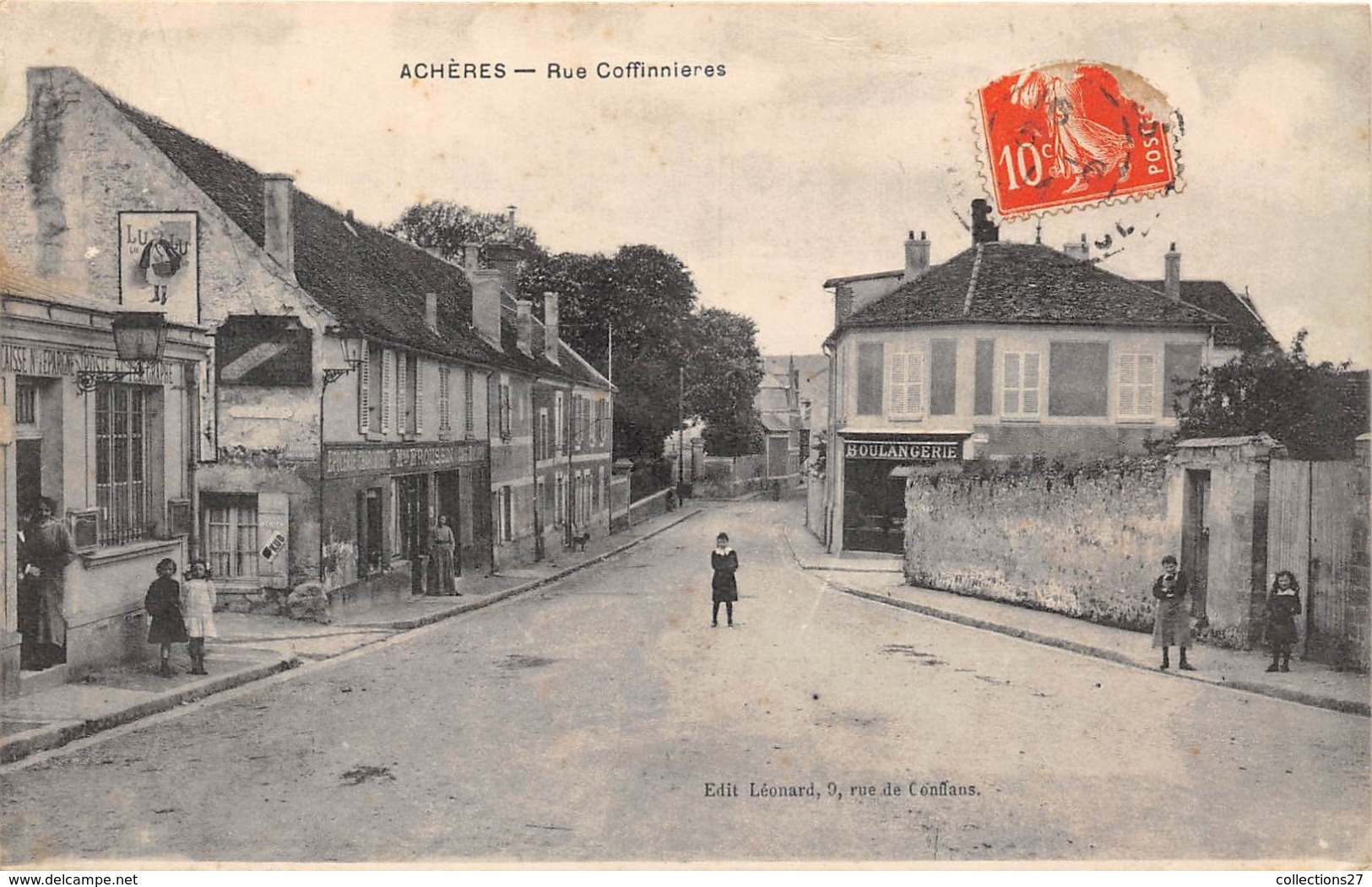 78-ACHERES- RUE COFFINNIERES - Acheres