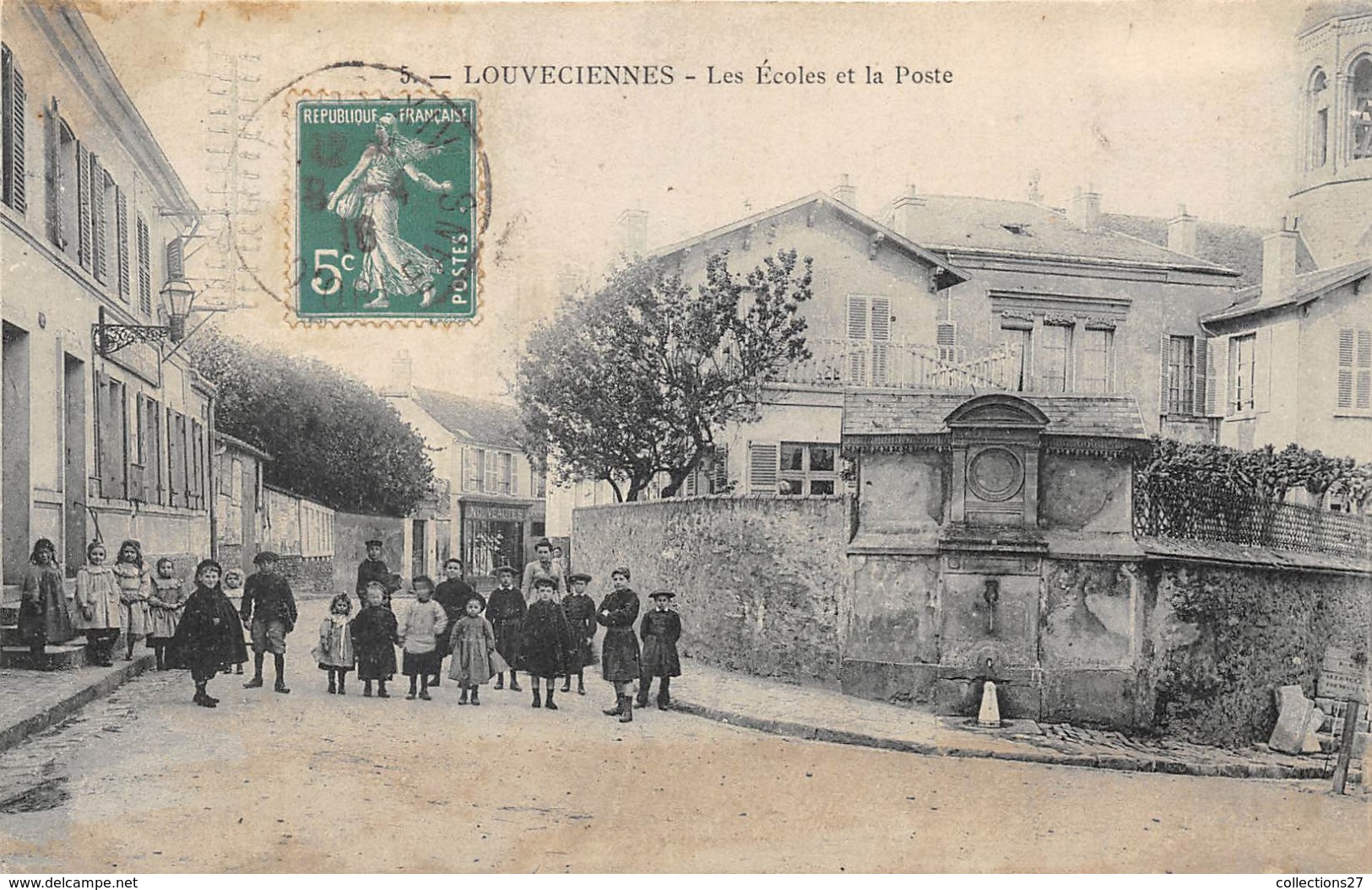 78-LOUVECIENNES- LES ECOLES ET LA POSTE - Louveciennes