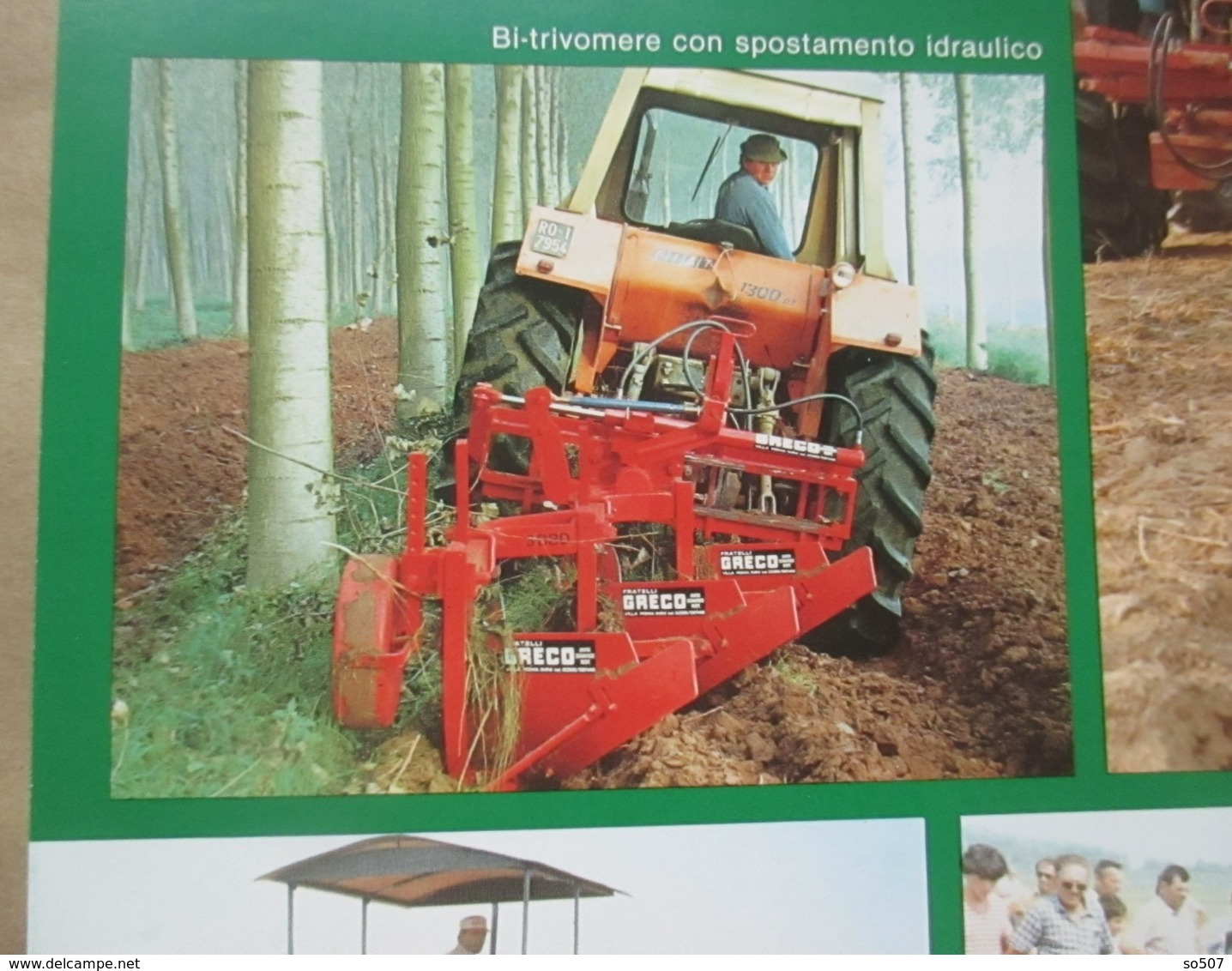 Greco Machine-Types Of Fiat Tractor, Agricultural Machines- Catalog, Prospekt, Brochure- Italy - Traktoren