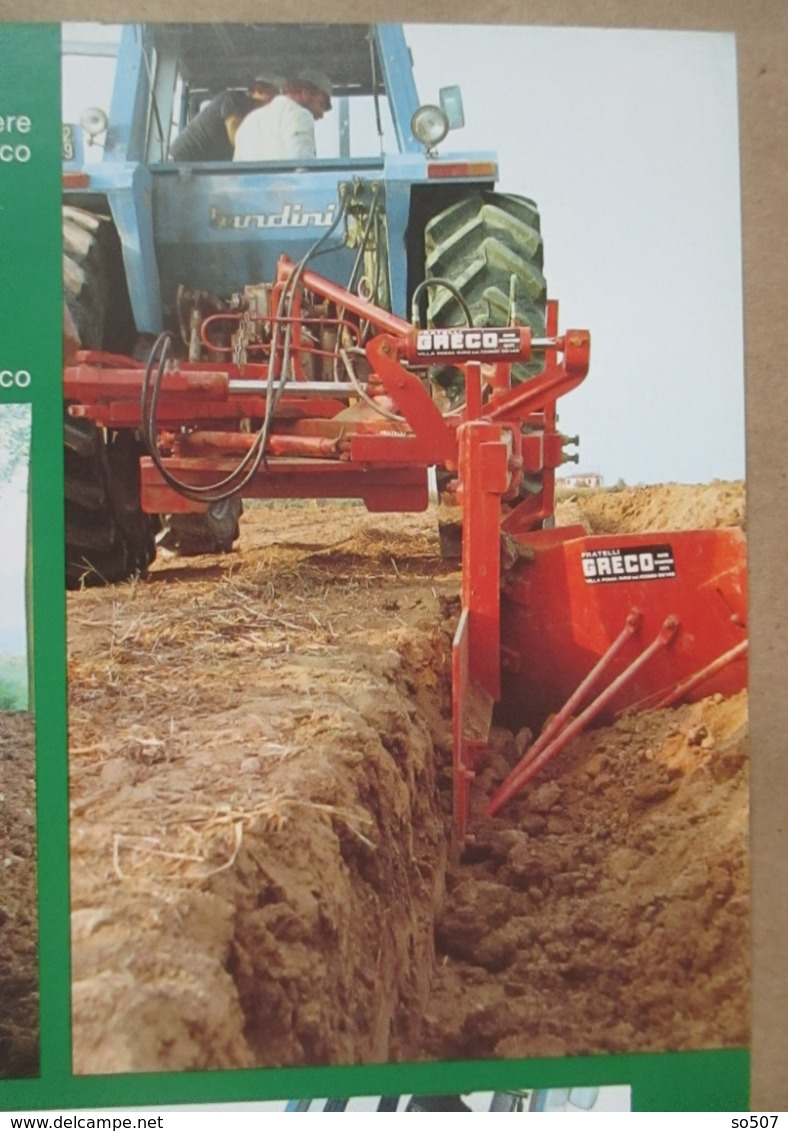 Greco Machine-Types of Fiat Tractor, Agricultural Machines- Catalog, Prospekt, Brochure- Italy