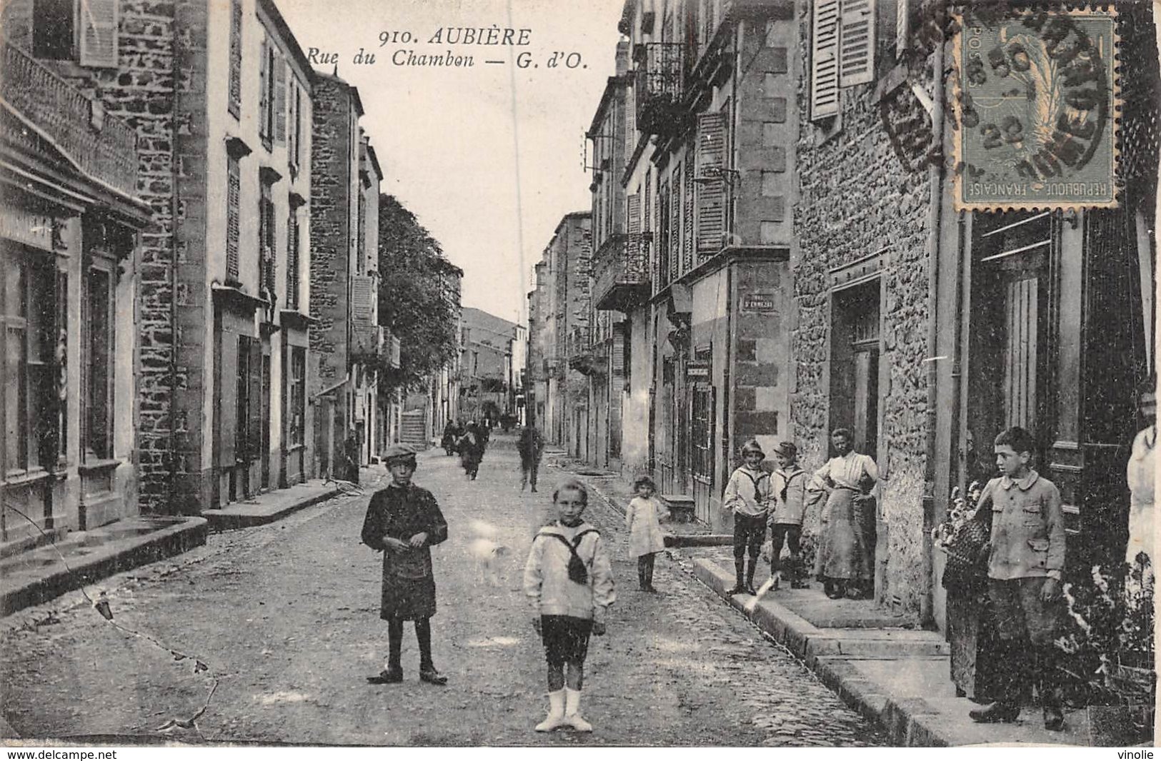 PIE.Z.G.M.19-0273 : AUBIERE. RUE DE CHAMBON. - Aubiere