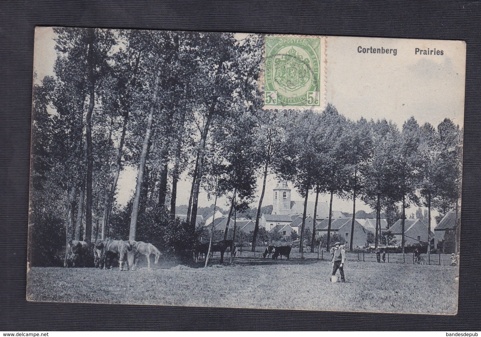 Kortenberg Cortenberg Prairies ( Animée Exp. Alexis Elbo Cachet Le Libre Echange Mention Verso à L. Bettinger Metz ) - Kortenberg