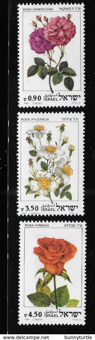 Israel 1981 Roses Flowers MNH - Unused Stamps (without Tabs)