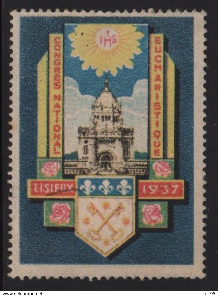 Vignette - Lisieux - Congres Eucharistique - 1937 - Other & Unclassified