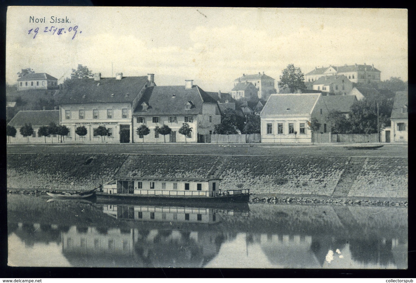 NOVI SISAK 1909. Régi Képeslap  /  Vintage Pic. P.card - Gebruikt