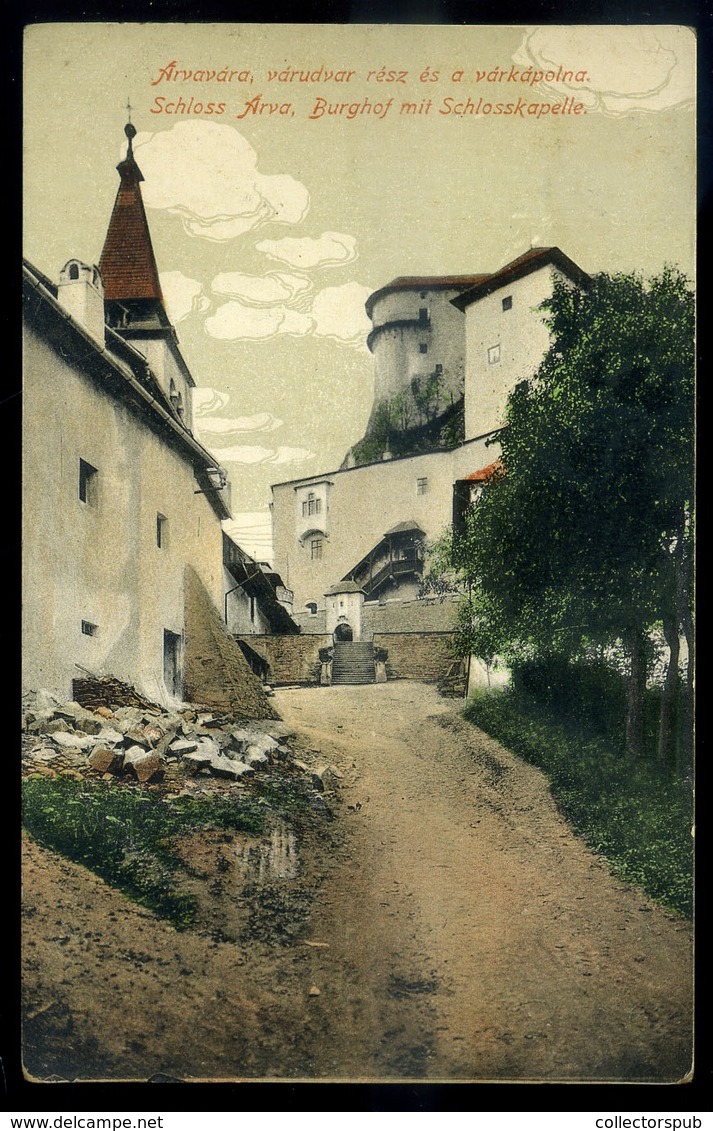 ÁRVAVÁRA 1910. Ca. Régi Képeslap  /  Vintage Pic. P.card - Hongarije