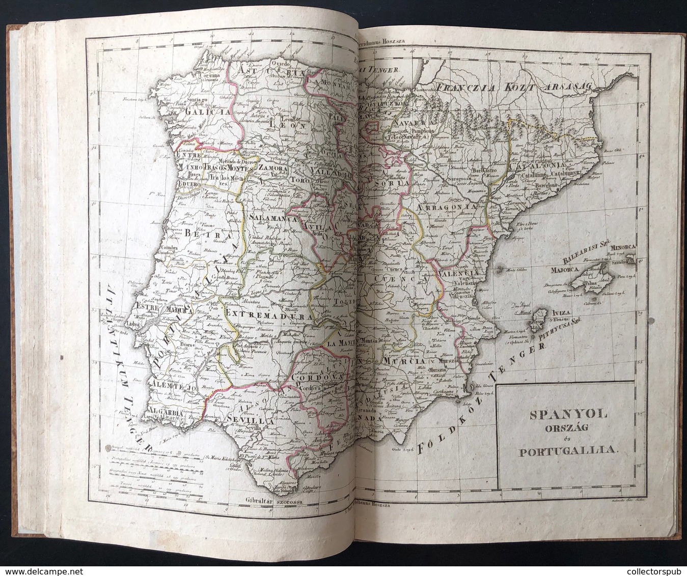 Budai Ésaiás: Oskolai Magyar Új Átlás. Debrecen, 1804. 1 rézm. díszcímlap + 12 határszínezett rézm. térképlap. A lapok m