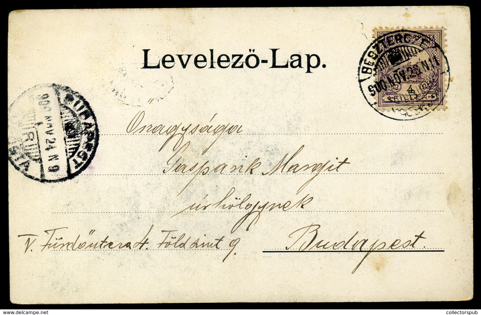 BESZTERCE 1900. Régi Képeslap  /  Vintage Pic. P.card - Hongarije