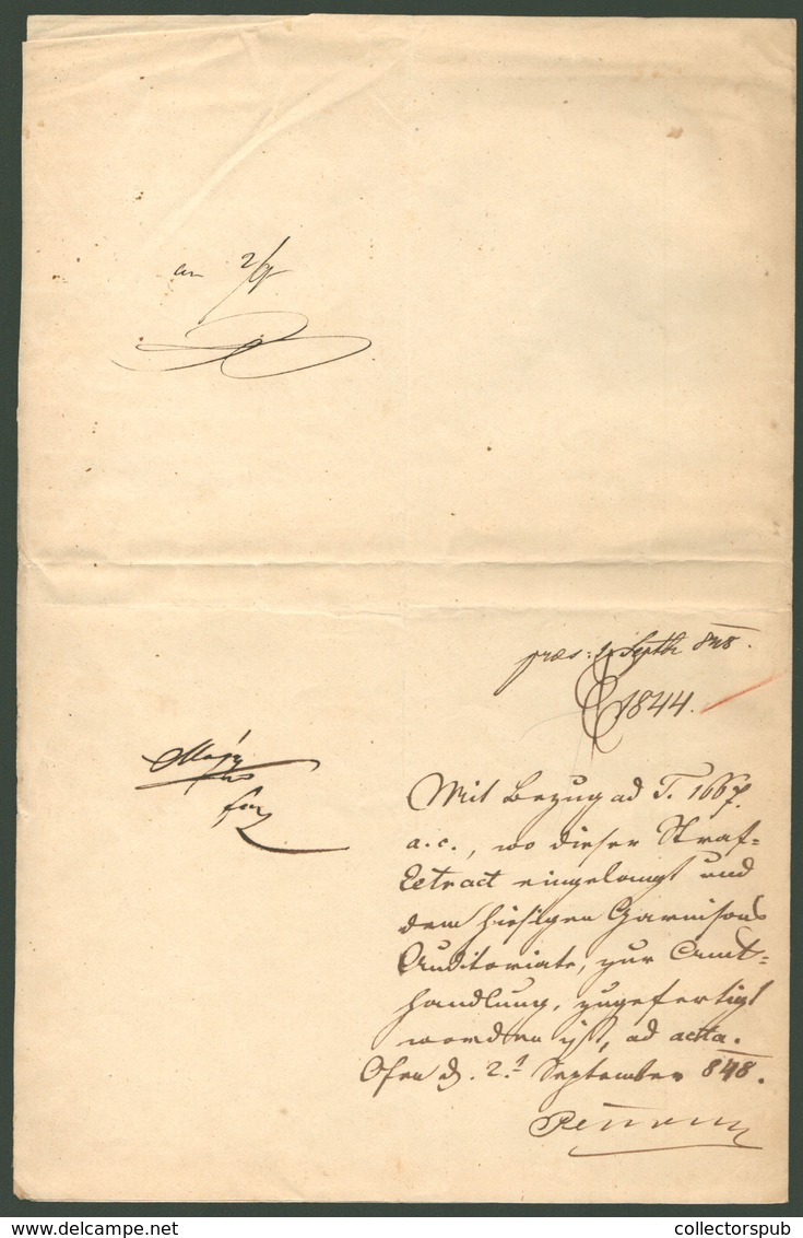 1848. SZABADSÁGHARC Érdekes iratgyűjtemény!  lásd részletes leírás  /  1848 REVOLUTION interesting document collection