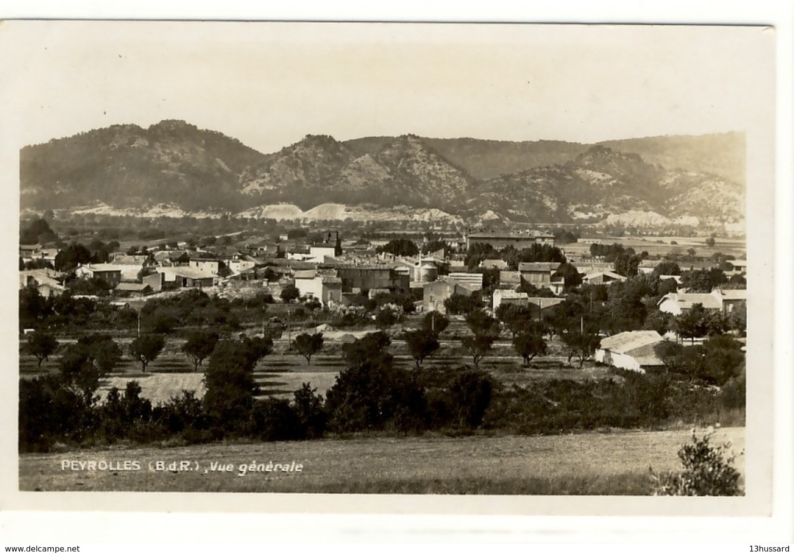 Carte Postale Ancienne Peyrolles - Vue Générale - Peyrolles