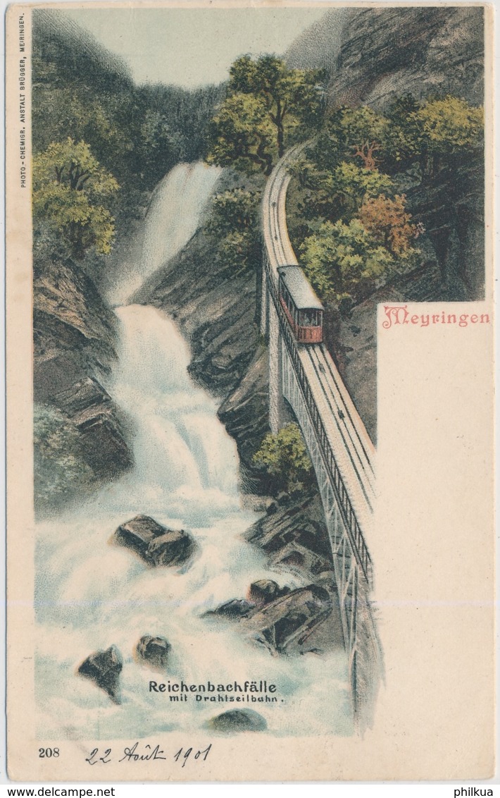 Meiringen - Reichenbachfälle Mit Drahtseilbahn - Reichenbach Im Kandertal