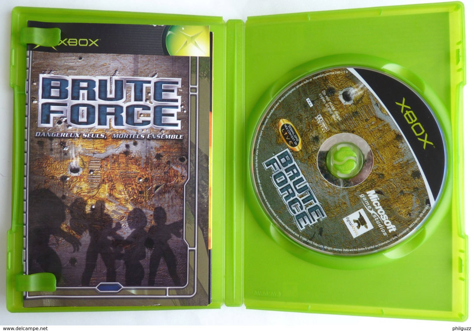 JEU XBOX BRUTE FORCE 4.50 €  AVEC BOITIER ET LIVRET - Xbox