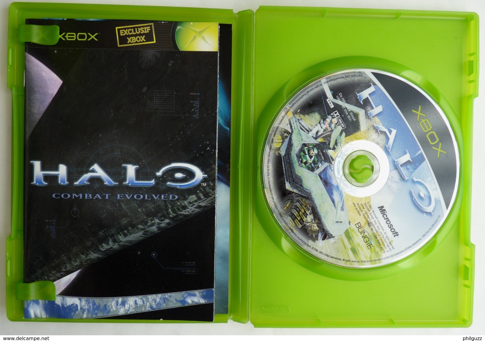 JEU XBOX HALO COMBAT EVOLVED  AVEC BOITIER ET LIVRET - Xbox