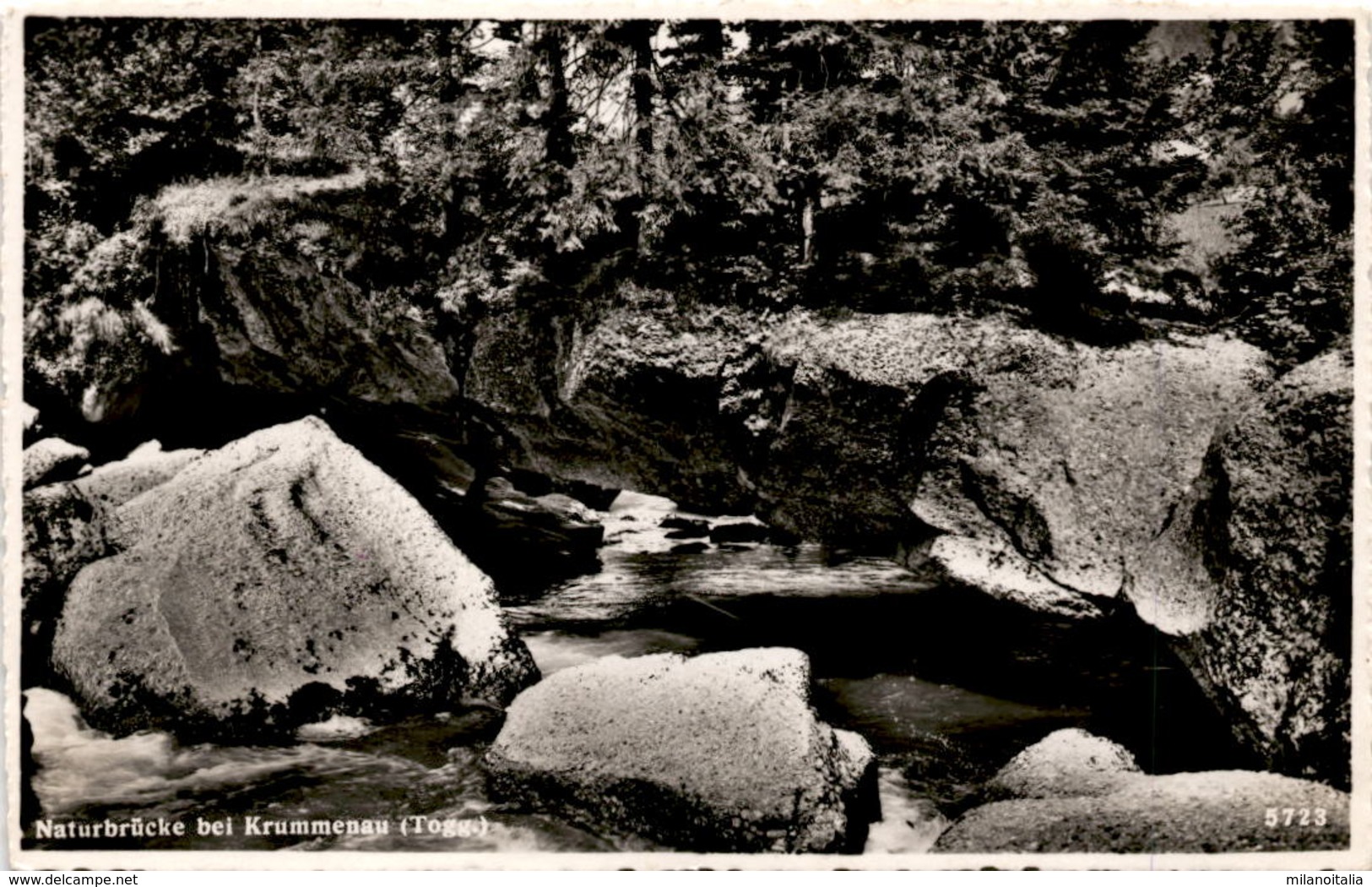 Naturbrücke Bei Krummenau (Togg.) (5723) * 4. 4. 1949 - Krummenau