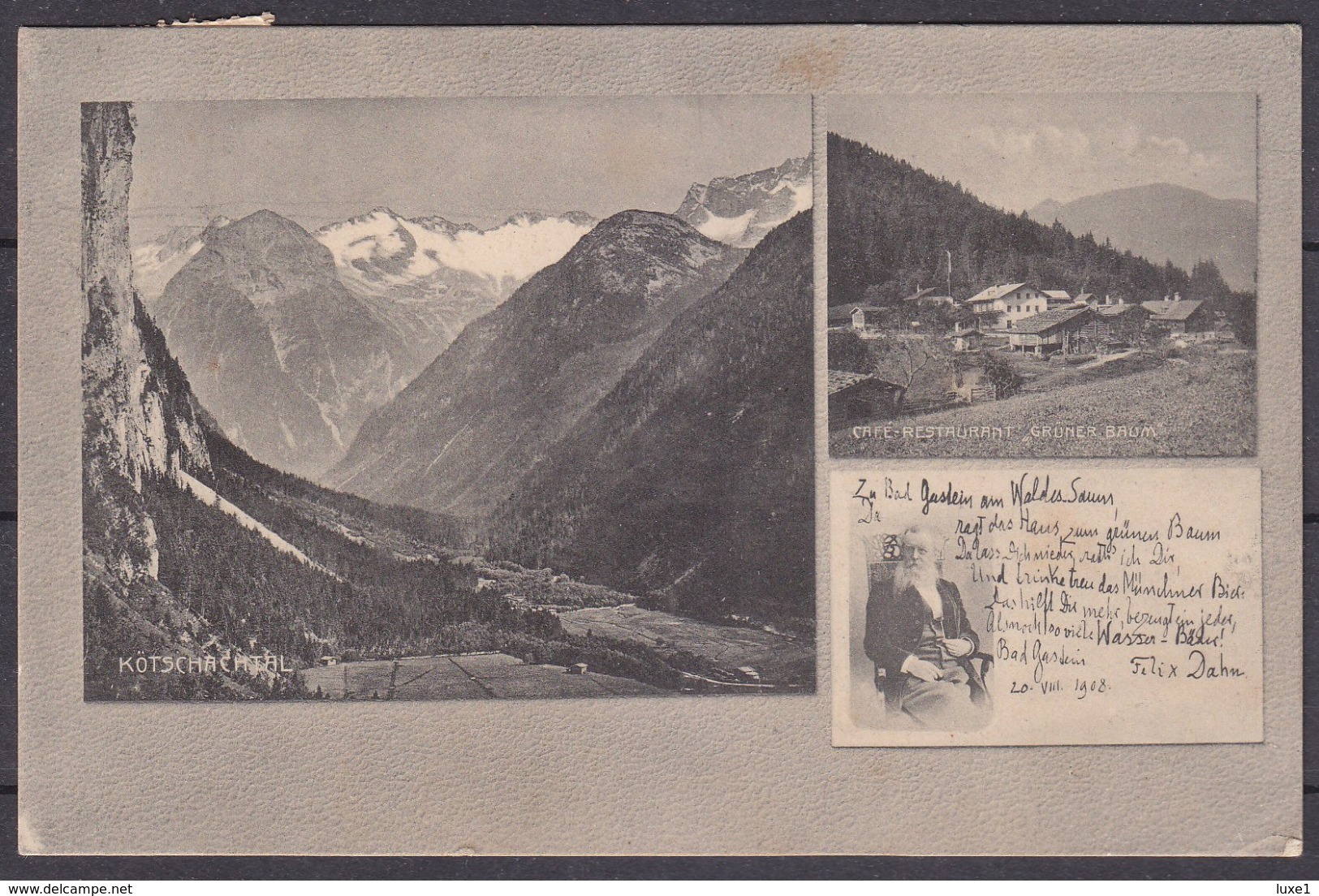 AUSTRIA , Kötschachtal   ,  OLD  POSTCARD - Bad Gastein