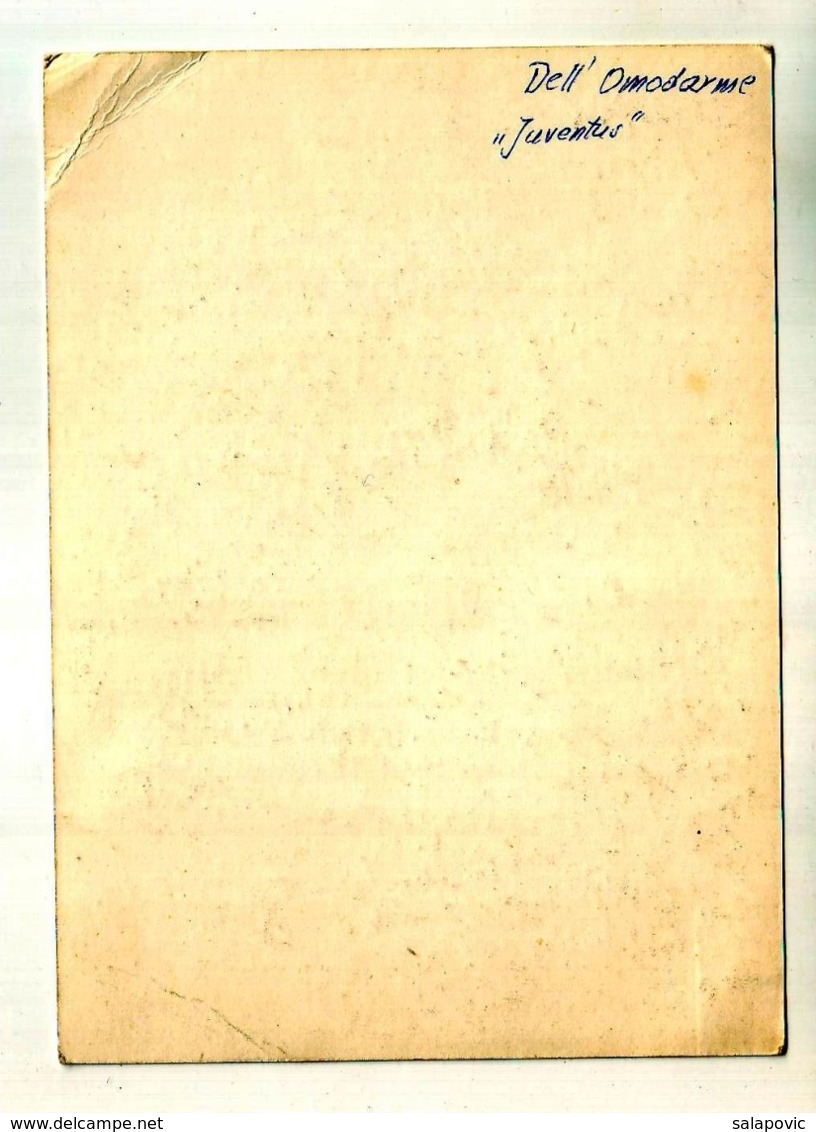 F.C. JUVENTUS  DELL' OMODARME Authographs - Autogramme