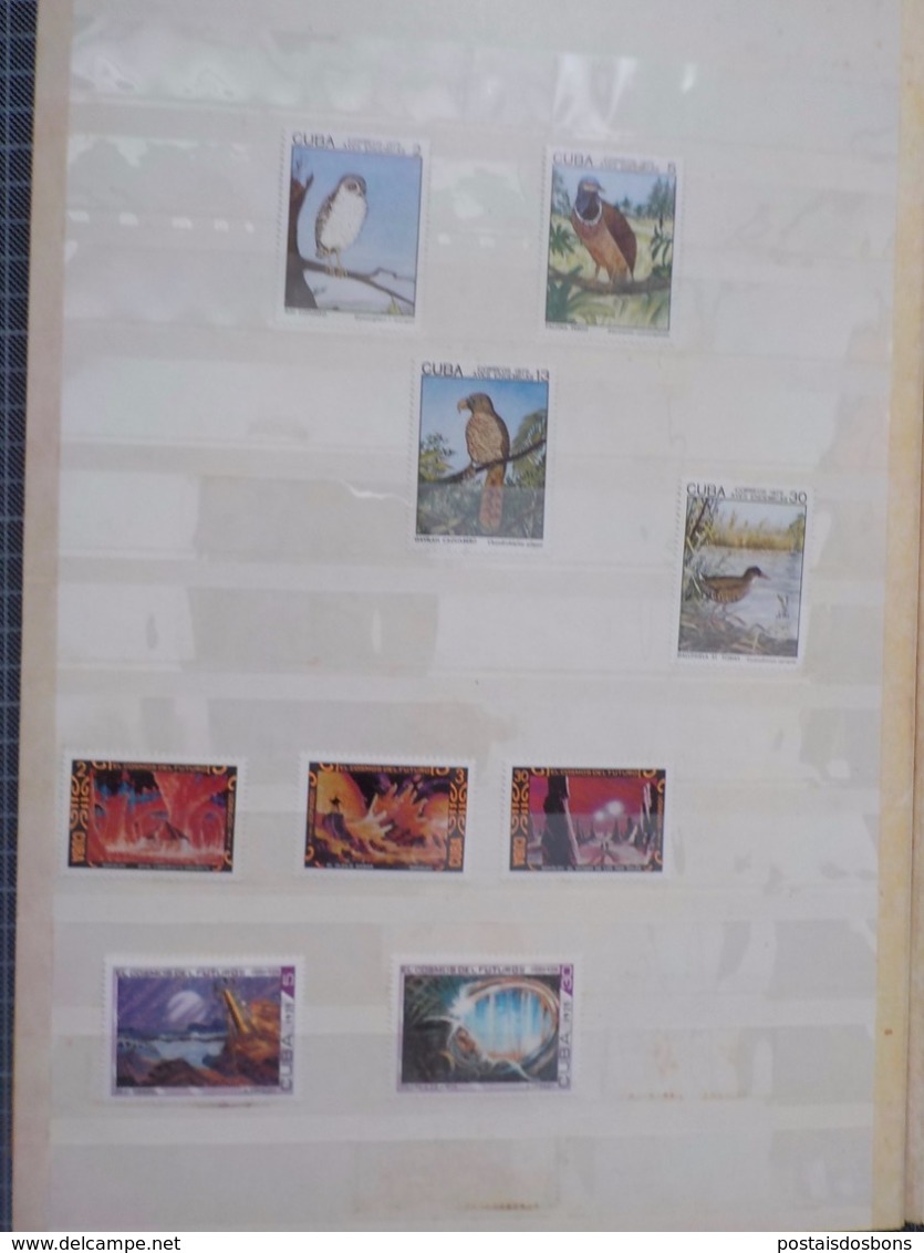 PRA 12) album 139 timbres CUBA stamps