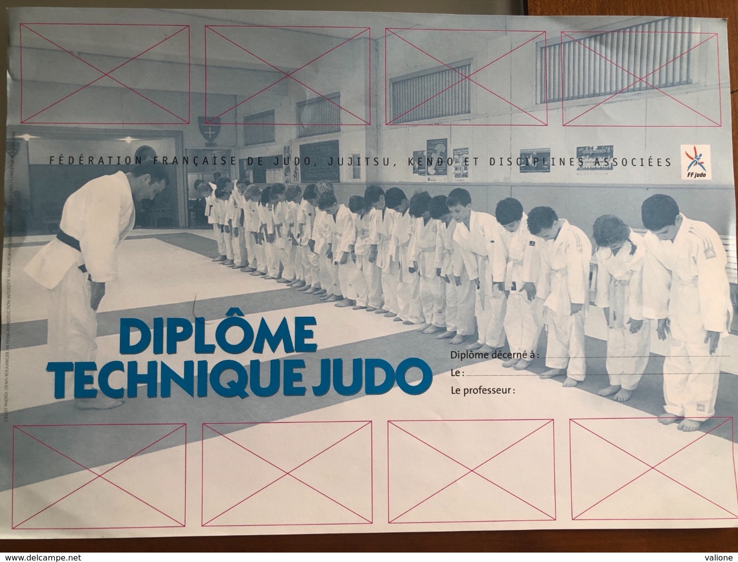 Diplôme Judo FFJDA - Martial Arts