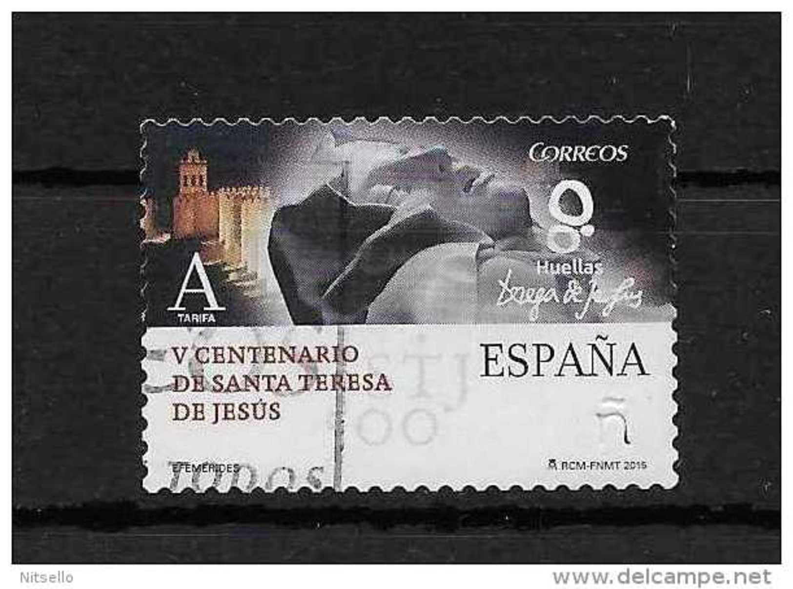 LOTE 230 //  ESPAÑA 2015    V CENTENARIO DE SANTA TERESA DE JESUS - Used Stamps