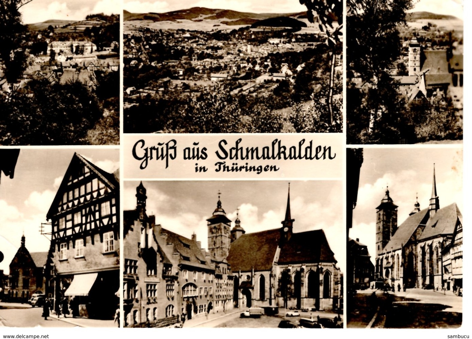 Gruß Aus Schmalkalden - Mehrbildkarte 1964 - Schmalkalden