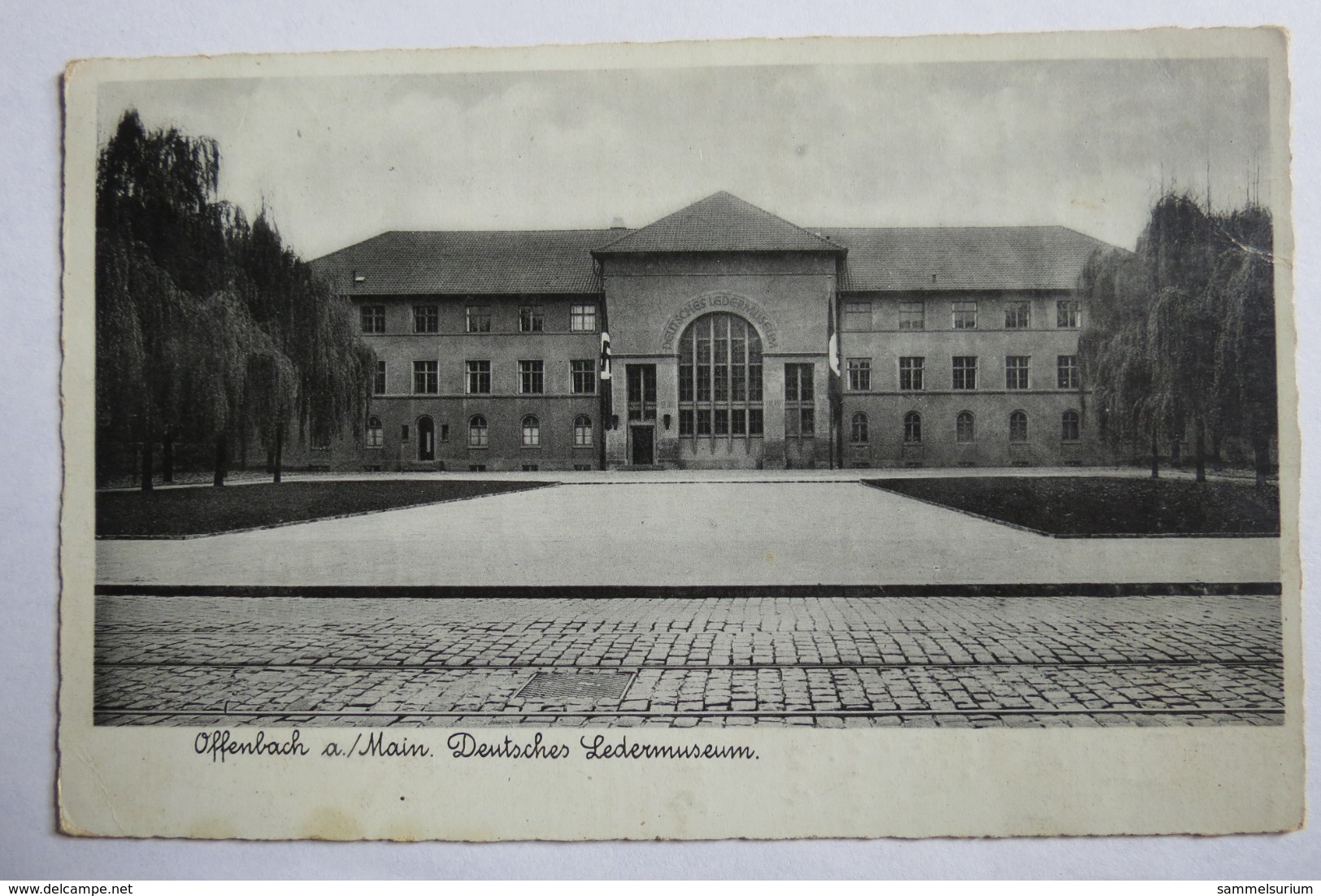 (11/3/29) Postkarte/AK "Offenbach A./Main" Deutsches Ledermuseum, Um 1939 - Offenbach