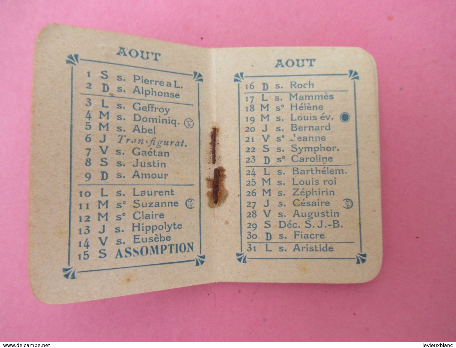 Pt Calendrier De Poche / Pansements Layettes " TETRA" / LePrintemps/ Paris /1925      CAL454 - Autres & Non Classés