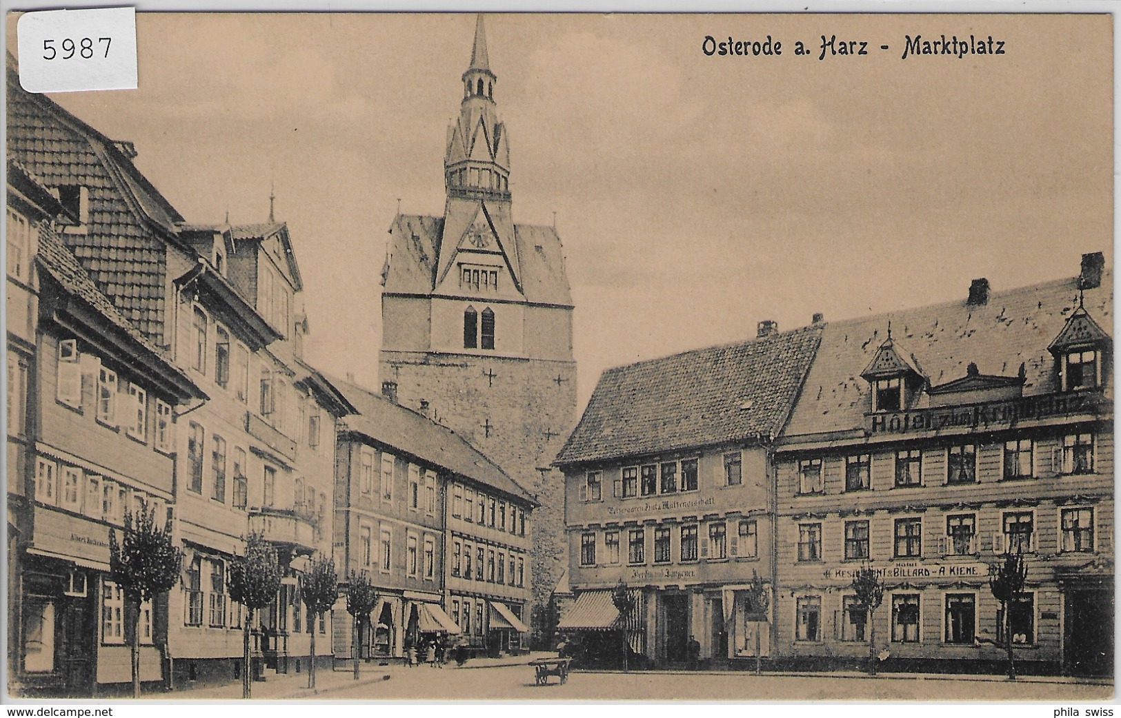 Osterode A. Harz - Marktplatz - Hotel Kiene - Osterode