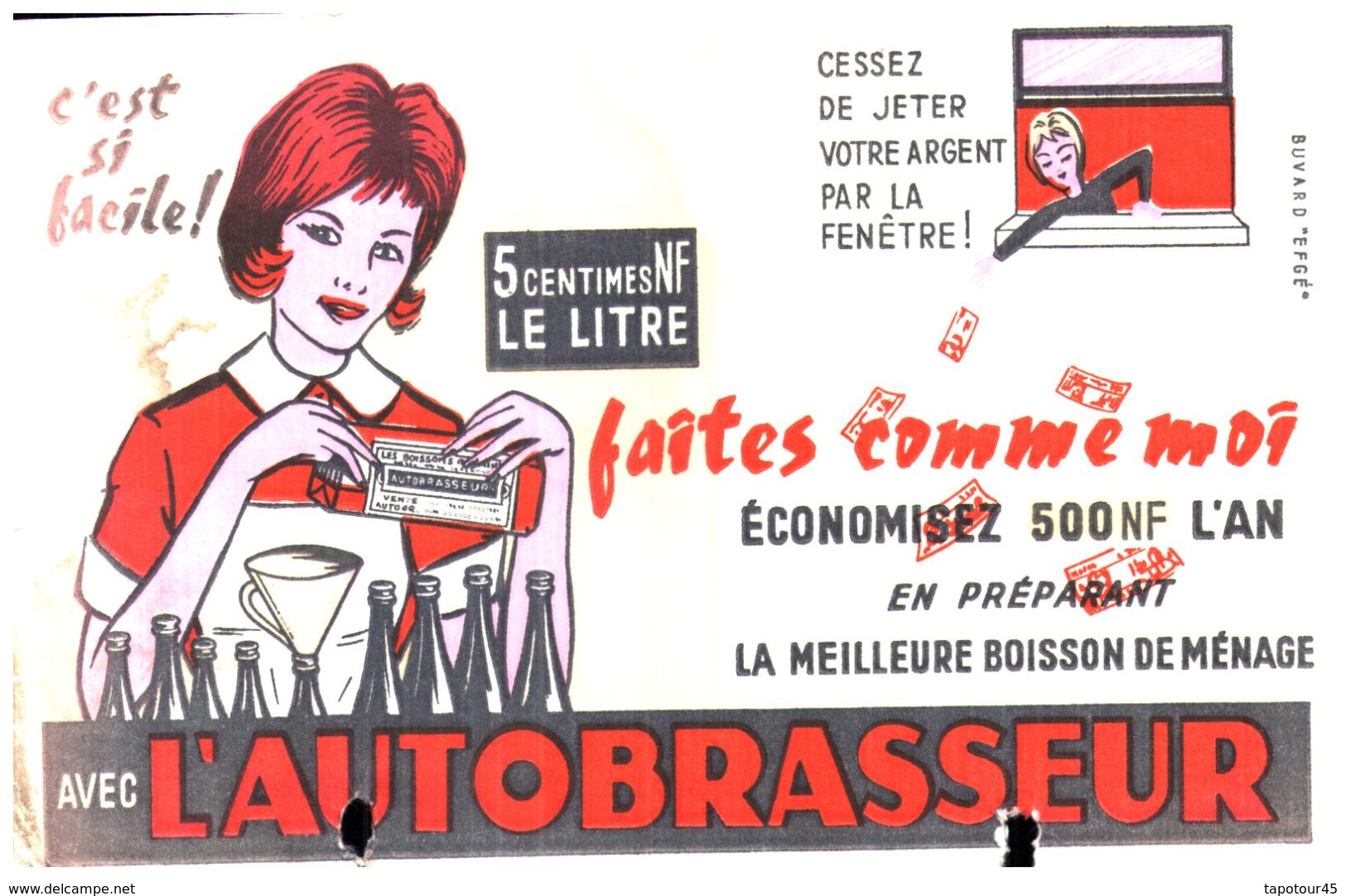 A B/Buvard "Autobrasseur"  (Format 21 X 13.5) (N= 1) - A